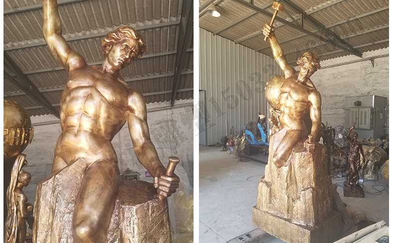 雕刻自我人物雕塑，銅雕刻自我雕塑，自我雕刻人物銅雕塑