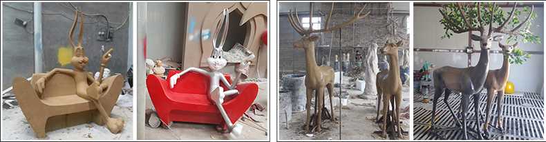 玻璃鋼雕塑制作流程，仿真景觀雕塑廠家