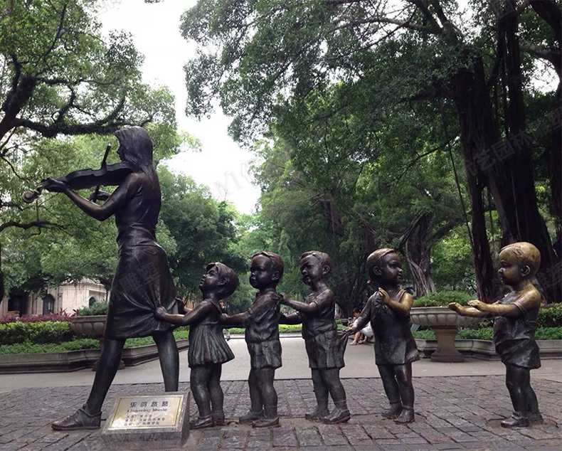 銅人物雕塑，銅小孩雕塑