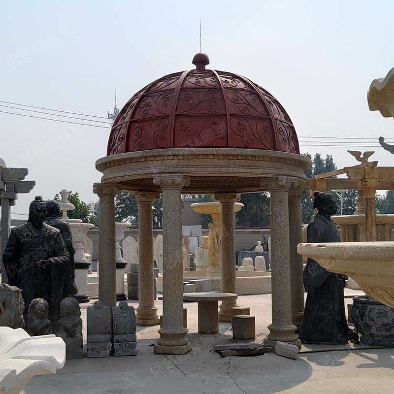 景觀雕塑定制，石雕涼亭如何保養(yǎng)