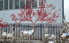 不銹鋼鹿雕塑都哪些美好的寓意？